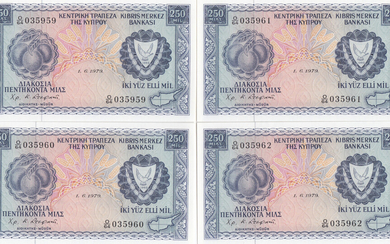 Cyprus 250 Mils 1979 (4) 1.06.1979