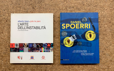 DANIEL SPOERRI E ALBERTO BIASI / JULIO LE PARC - Lotto unico di 2 cataloghi