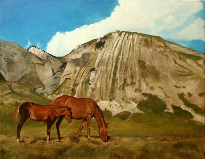 Darko Topalski - Wild Horses Painting