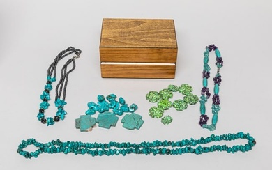 Designed Turquoise Like Jewelry Sets