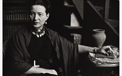 ELLIOTT ERWITT (1928-2023) Simone de Beauvoir, Paris.
