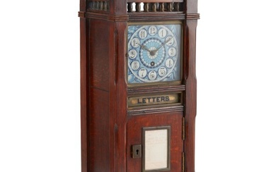 ENGLISH AESTHETIC MOVEMENT HALL TABLE CLOCK, CIRCA 1880