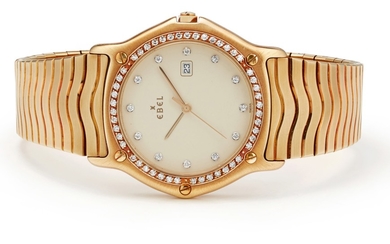 Ebel, A Diamond and Gold Wristwatch