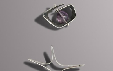 Ed Wiener, Two silver brooches