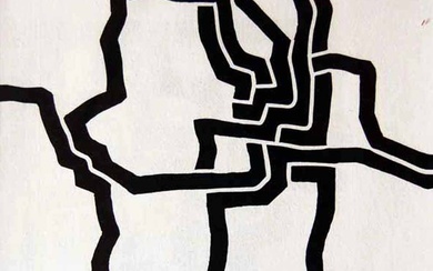 Eduardo Chillida: Original etching Derriere le miroir - 1974