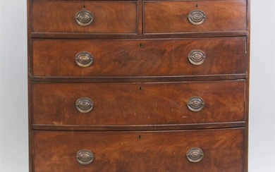 FEDERAL MAHOGANY CHEST OF DRAWERS