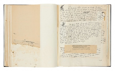FRANCE, Anatole (1844-1924) Manuscrits, notes autographes et épreuves corrigées pour la Vie de Jeanne d’Arc