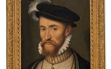 FRANÇOIS CLOUET (TOURS VERS 1515 - 1572 PARIS) ET SON ATELIER, Portrait de François de Lorraine, duc d’Aumale puis de Guise (1519-1563), vers 1562