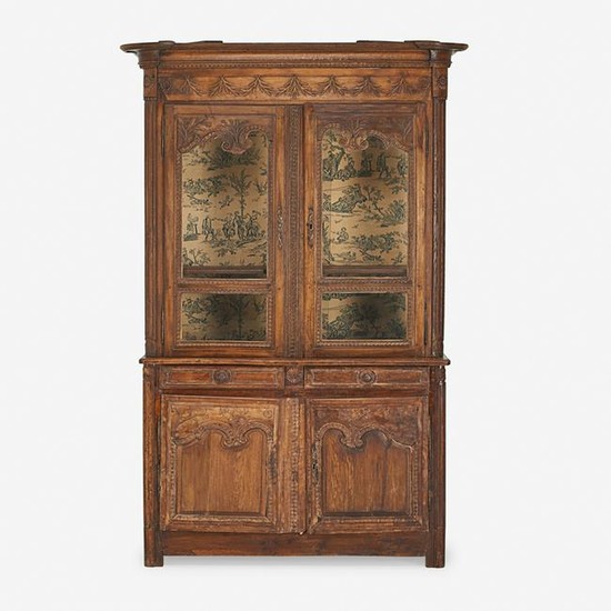 FRENCH PROVINCIAL BOOKCASE CABINET