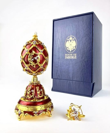 Faberge Imperial Sterling Silver Imperial Musical Egg