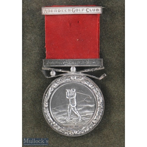 Fine and Rare 1897/98 (Royal) Aberdeen Golf Club Large Silve...