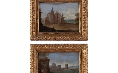 Flemish painter of the end of the 17th century, Pair of landscapes
