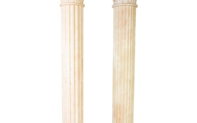 Four Corinthian Style Cast Stone Columns