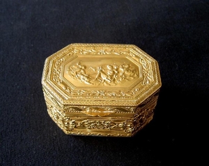 French empire style ormolu box