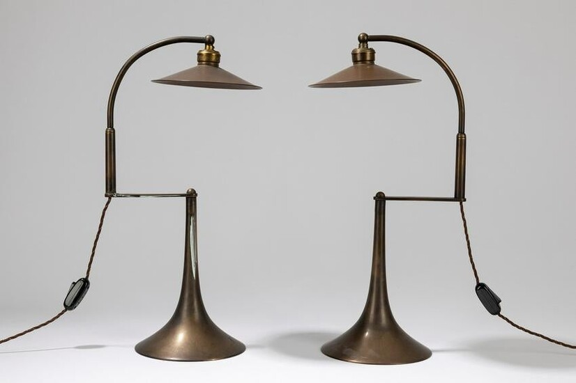 French manufacture - Pair of table lamps