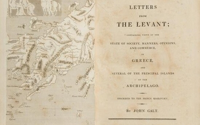 Galt, John Letters from the Levant