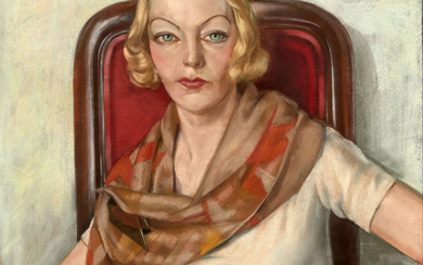 Georges de POGEDAIEFF 1894- 1971 Portrait de Tatiana de Pogedaieff - 1932