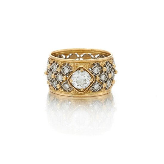 Gold and diamond ring (Anello in diamanti)