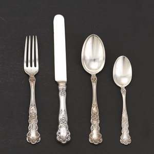 Gorham Sterling Silver Luncheon Service for Six, "Buttercup" Pattern