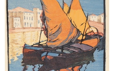 Helene Tüpke Grande (Polish, 1871-1946), Fishing Boats