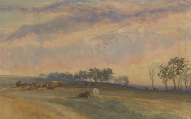 Henry Moore RA, British 1831-1895- Upland Moor...