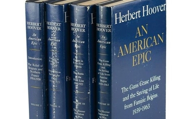 Herbert Hoover Signed Book Set