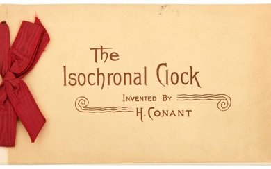 Hezekiah Conant Isochronal Clock Booklet