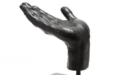 Iron Sculpture of a Hand