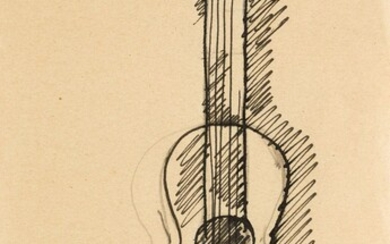 JOAQUIN TORRES GARCIA (1874 / 1949) "Guitar"