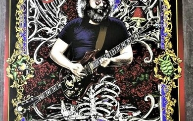 Jerry Garcia Poster by Gary Kroman c. 2017