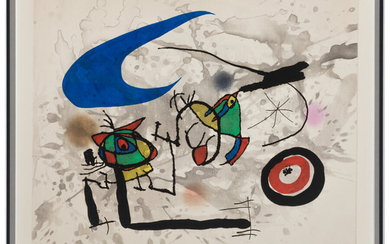 Joan Miro (1893-1983), Pygmees sous la lune (1972)