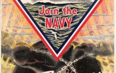 Join the Navy and Free the World, WWII Poster