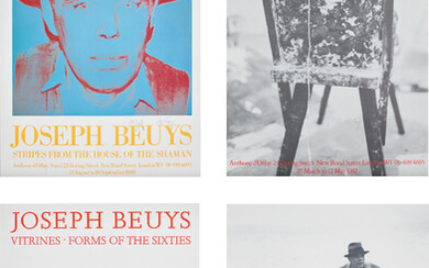 Joseph Beuys, Joseph Beuys: Vitrines–Forms of the Sixties; Joseph Beuys: dernier espace avec introspecteur 1964-1982; Joseph Beuys: Stripes from the House of Shaman; and Joseph Beuys: Plight
