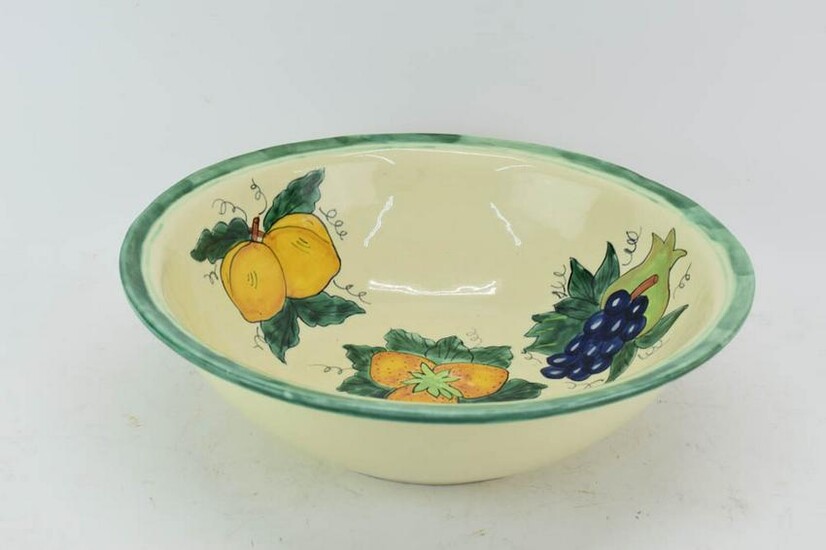Large Mexican Ceramic Center Bowl