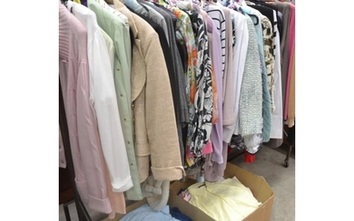 Large Quantity Of Ladies Clothing - Jackets, Jumpers, Shirts...