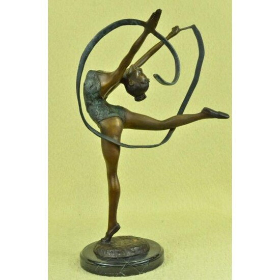 Limited Edition Bronze Gymnast Sculpture