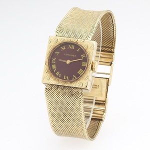 Longings Gentleman's 14k Gold Watch With Band, ca.1970's