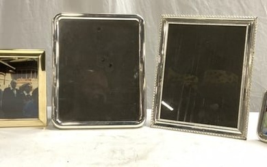 Lot 4 Metal Picture Frames