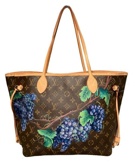 Louis Vuitton Custom Hand Painted Neverfull MM in United States