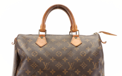 Louis Vuitton Speedy Handbag in Brown Monogram Canvas
