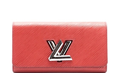 Louis Vuitton Twist Wallet in Coquelicot Red Epi Leather