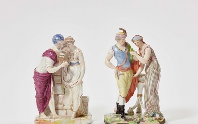 Ludwigsburg porcelain models of fortune tellers