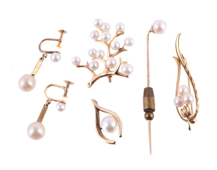 MIKIMOTO, A COLLECTION OF CULTURED PEARL JEWELLERY