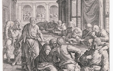 Maerten de Vos, Jan Sadeler, The last supper