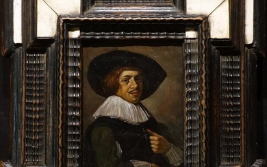 (-), Manier van Frans Hals, portret van een...