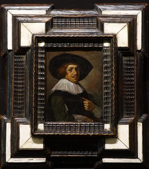 (-), Manier van Frans Hals, portret van een...