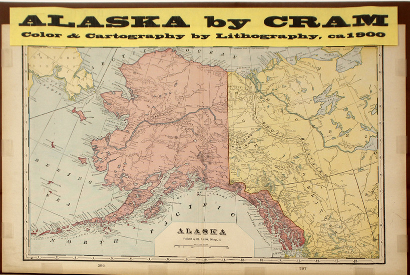 Map of Alaska by Cram #59304