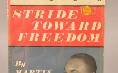 Martin L King Jr 1st Book 1958