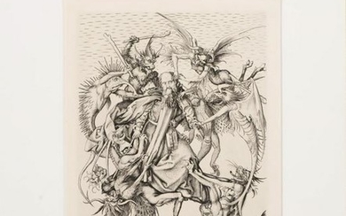 Martin Schongauer (1430-1491) "La tentation de Saint
