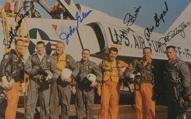 Mercury Astronauts Signed Photograph